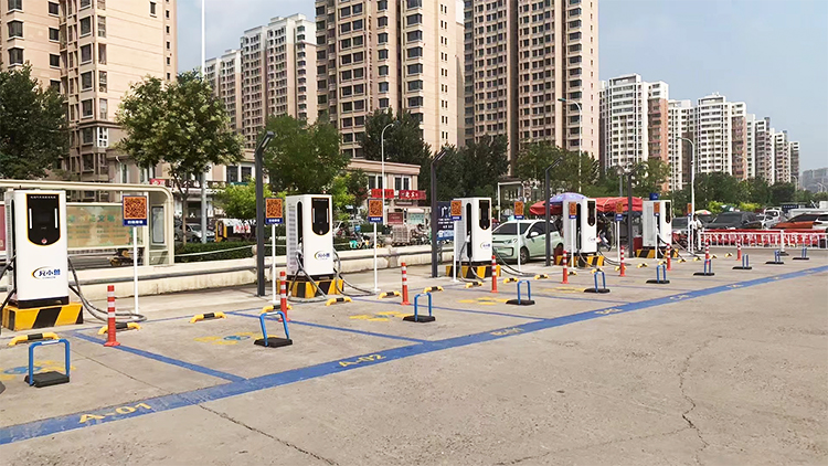 天津紫江路市场合作充电站接入充小兽充电云平台