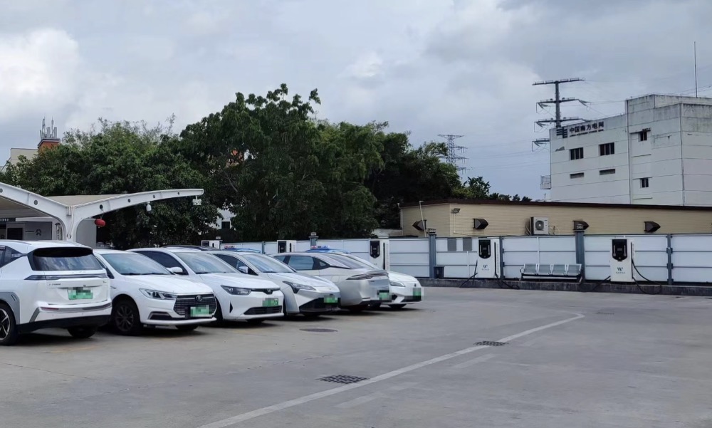 深圳龙华南方电网合作充电场站接入充小兽充电云平台