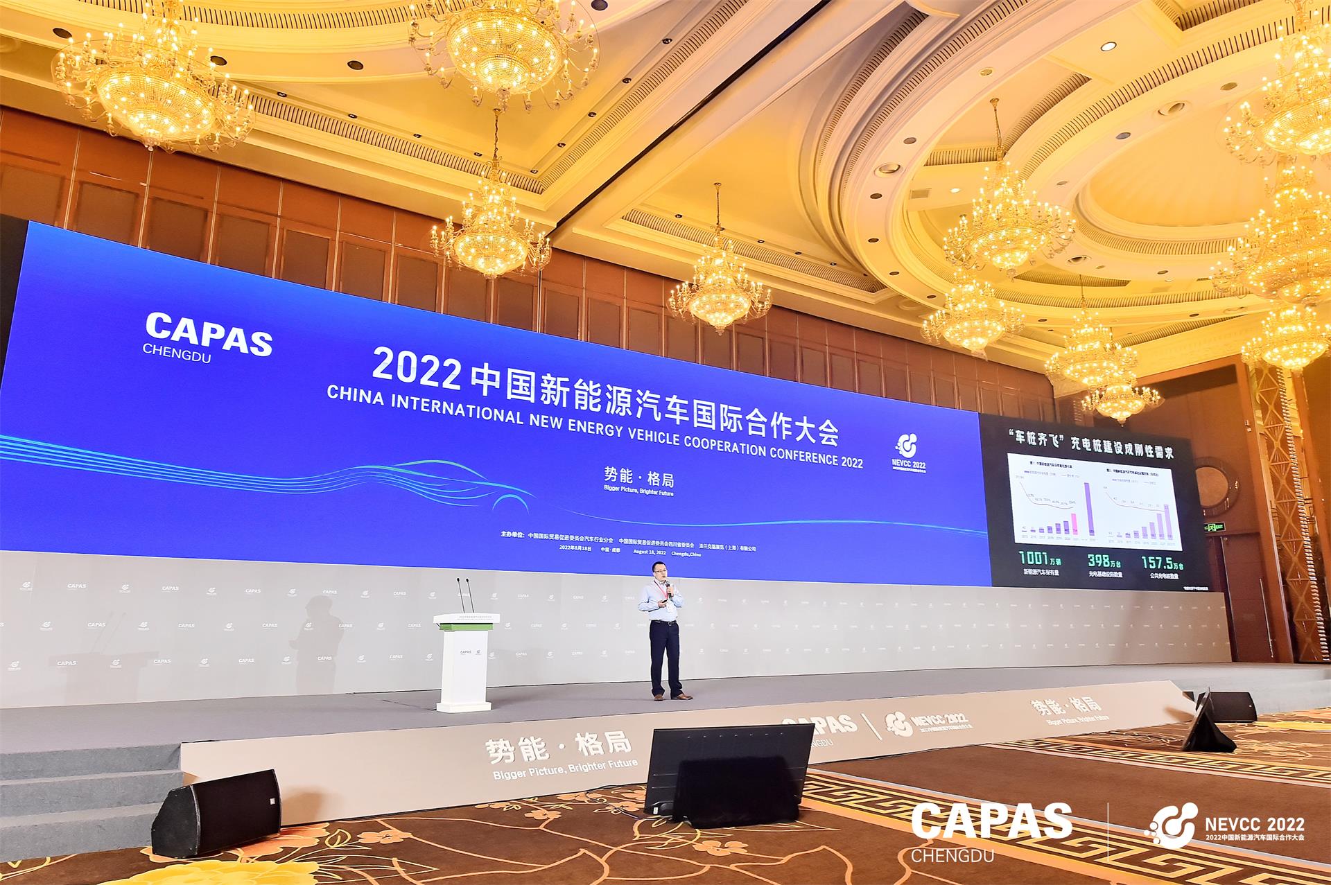 蔚岚新能源∣创始人CEO朱劲松受邀参加2022中国新能源汽车国际合作大会并发表主题演讲